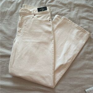 Abercrombie & Fitch Curve Love Baggy White Jeans